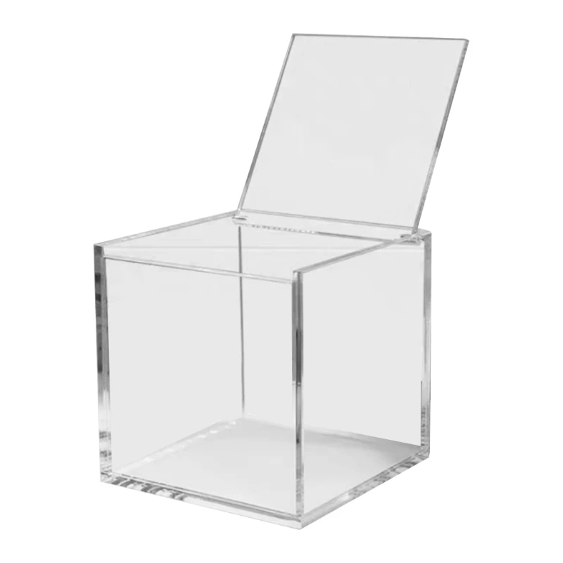 

Coffee Cup Holder Rack Nordic Transparent Dustproof for Case with Lid Organi