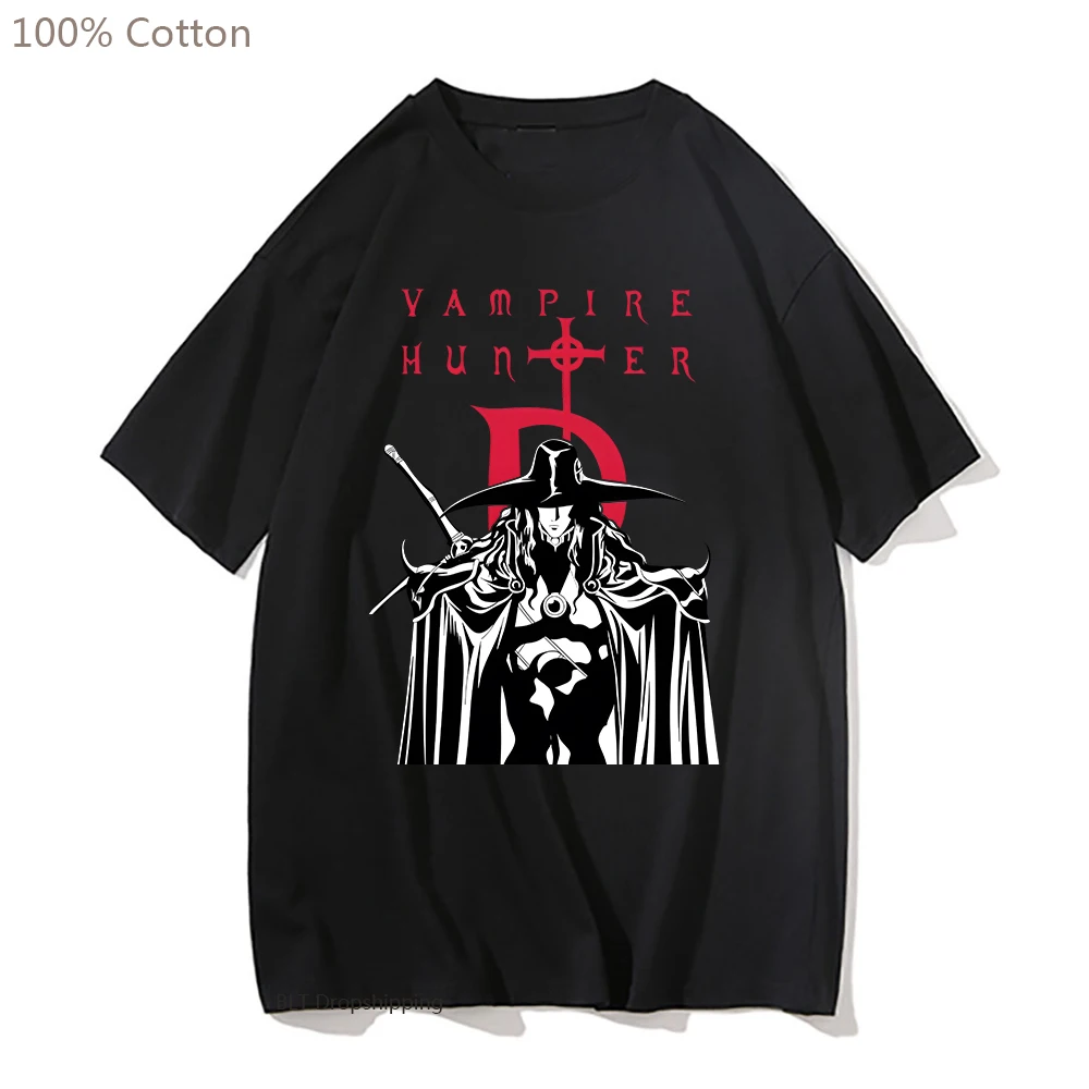 

Alucard Vampire Hellsing Ultimate Men T Shirts Anime Funny Tees Short Sleeve O Neck T-Shirts Pure Cotton Graphic Printing Tshirt
