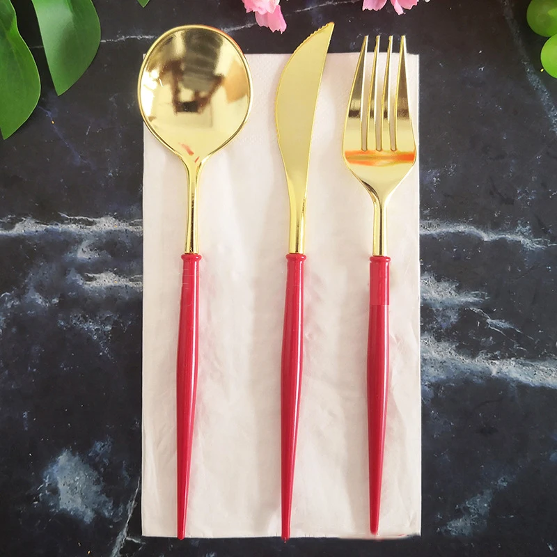 

Одноразовые столовые приборы DAWNFAM, 20 см, пластик