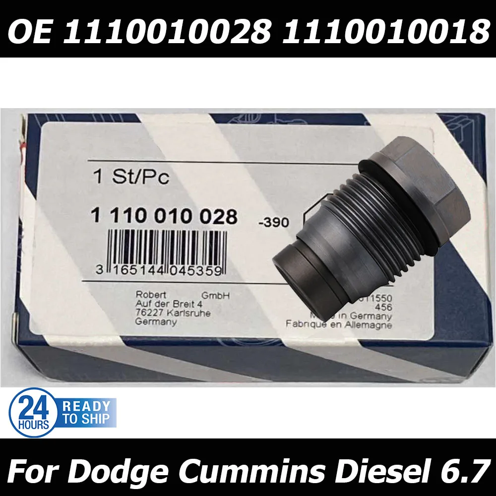 

OEM 1110010028 For B-osch Original Common Rail Pressure Limited Valve 1110010018 1110010015 For Dodgee Cumminss Diesel 6.7