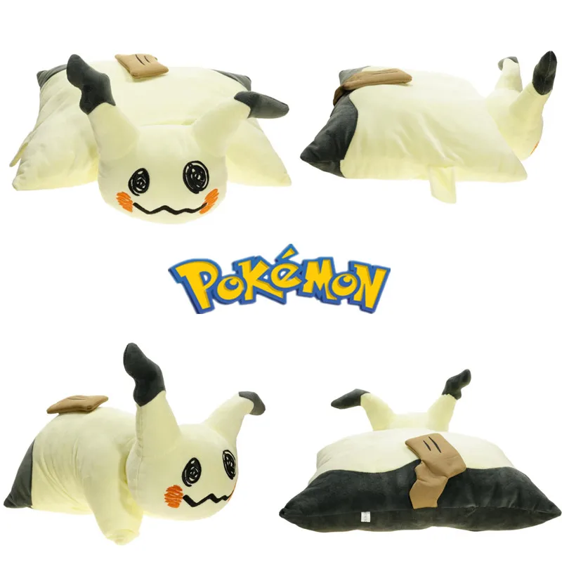 

40cm Cartoon Pokemon Mimikyu Plush Foldable Cushions Pillow Mimikyu Stuffted Plush Doll Lovely Xmas Gift Toys Home Decoration