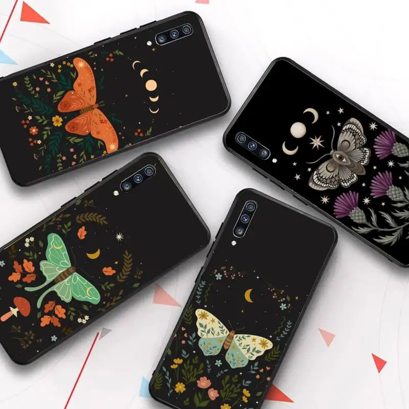 

Forest Magical Moth Thistle Phone Case for Samsung Galaxy A 51 30s a71 Soft Silicone Cover for A21s A70 10 A30
