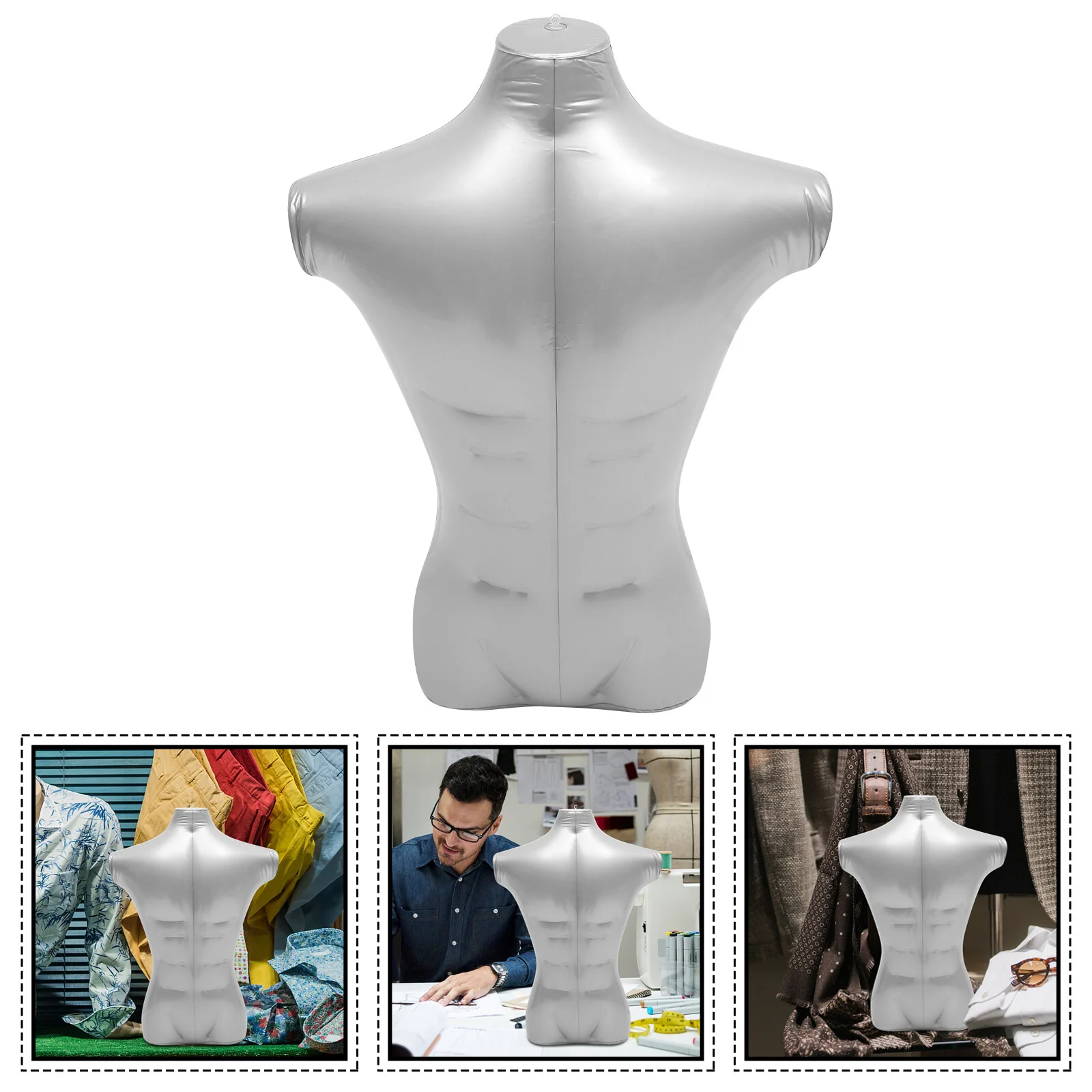 

Costume Men Fashion Clothes Display Mannequin Clothing Body Male Shirts Model Pvc Prop