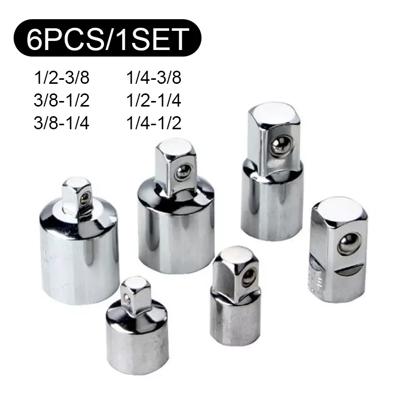 

1/4" 3/8" 1/2" Ratchet Wrench Adapter Chrome Vanadium Steel Sleeve Adapter Drive Socket Converter Wrench-sleeve J