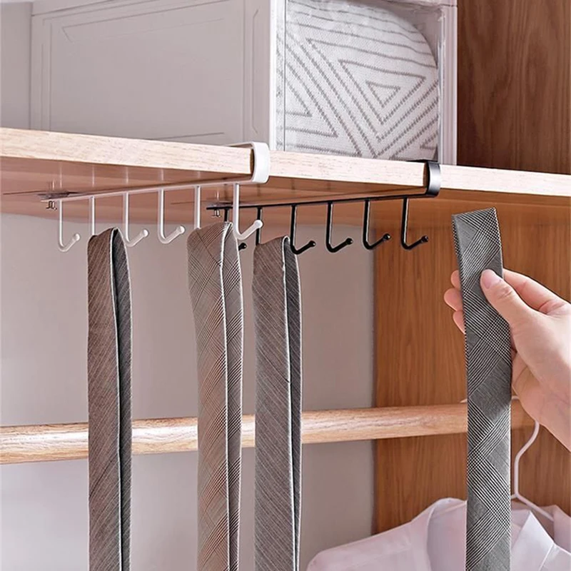 Кухонные стеллажи для хранения крючок шкафа держатель чашки 6 крючков подвесная