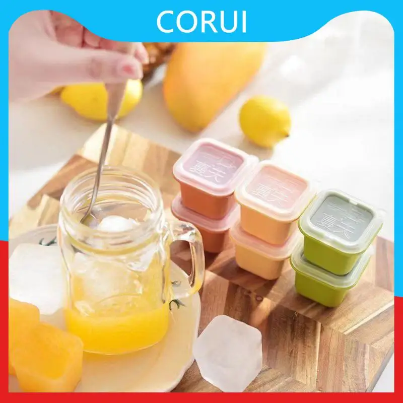 

2/4/5PCS Home-made Ice Mold Silicone Mold Non-toxic Food Grade Ice Mould Kitchen Accessories With Lid Diy Ice Hockey