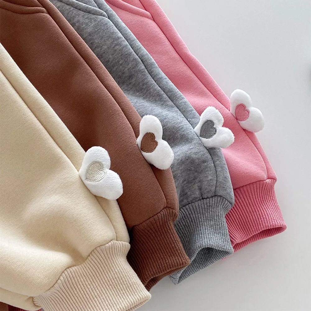 Детские штаны для девочек Зимние флисовые плотные теплые школьные детские брюки