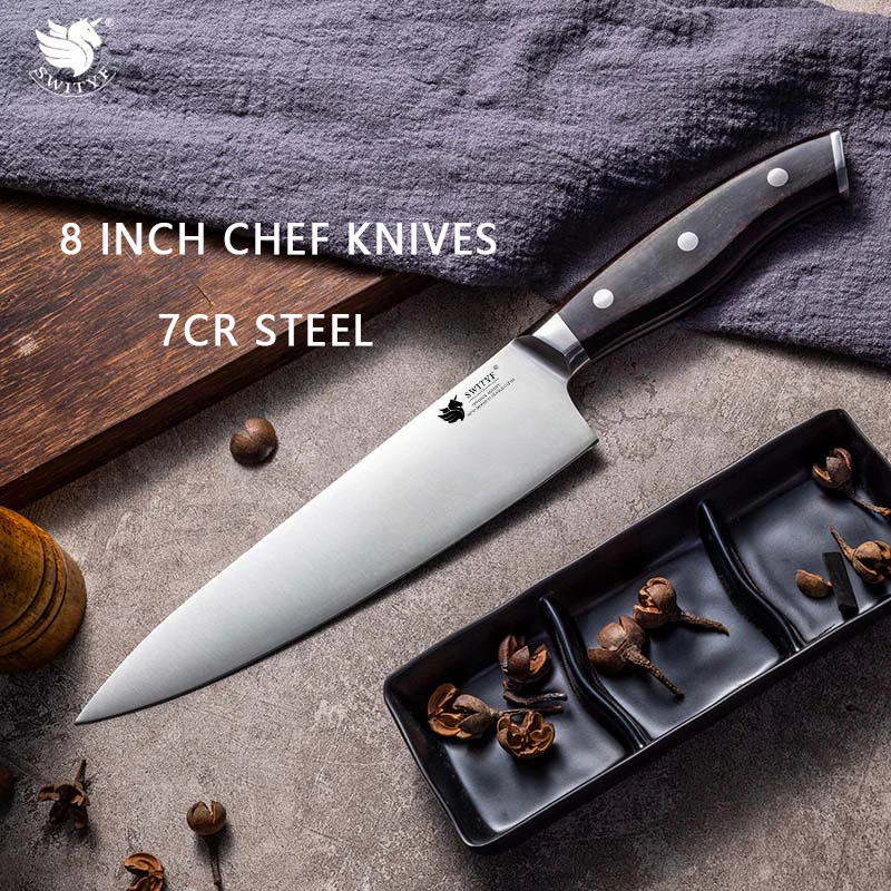 

Нож шеф-повара 8 дюймов из нержавеющей стали, 7 дюймов