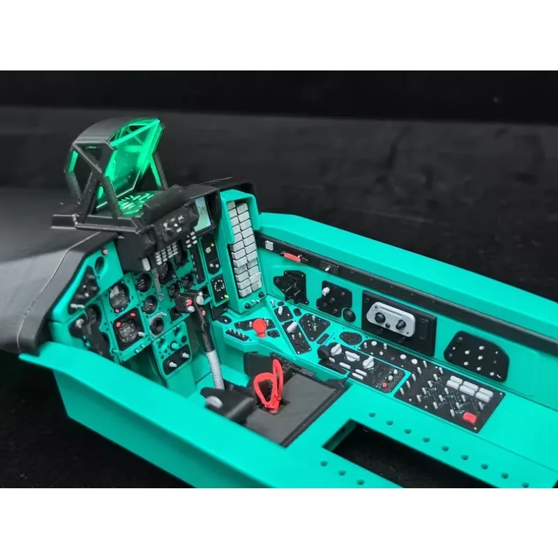 Фото Комплект для переоборудования кабины FPV-джета Freewing 80mm MiG-29 Fulcrum RC EDF с реалистичной имитацией интерьера, деталь для радиоуправляемых самолетов №4