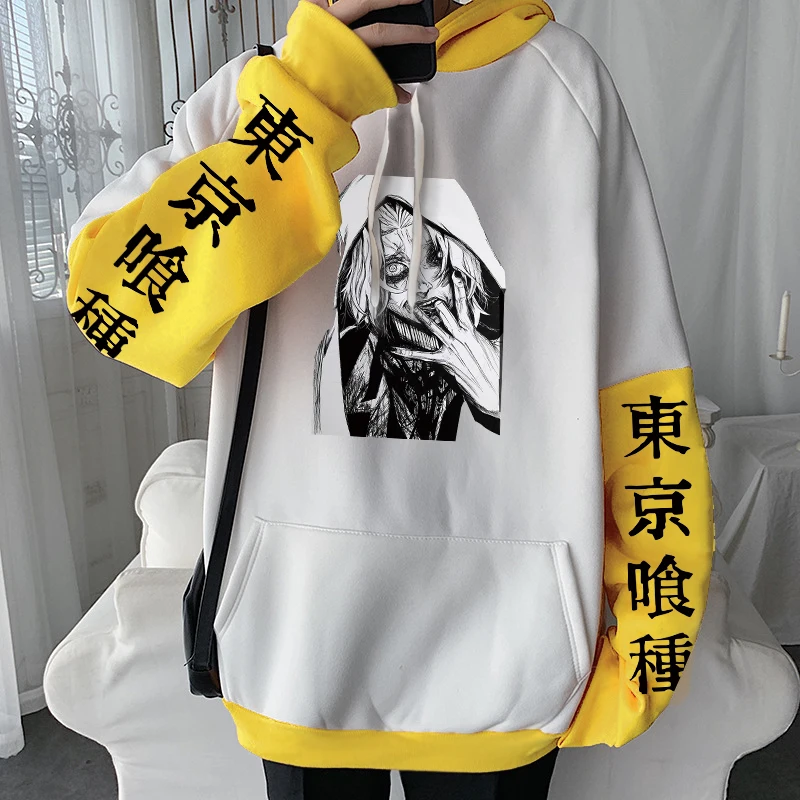 Японские Аниме Токийский Гуль толстовки Готический стиль Takizawa Seidou манга графика
