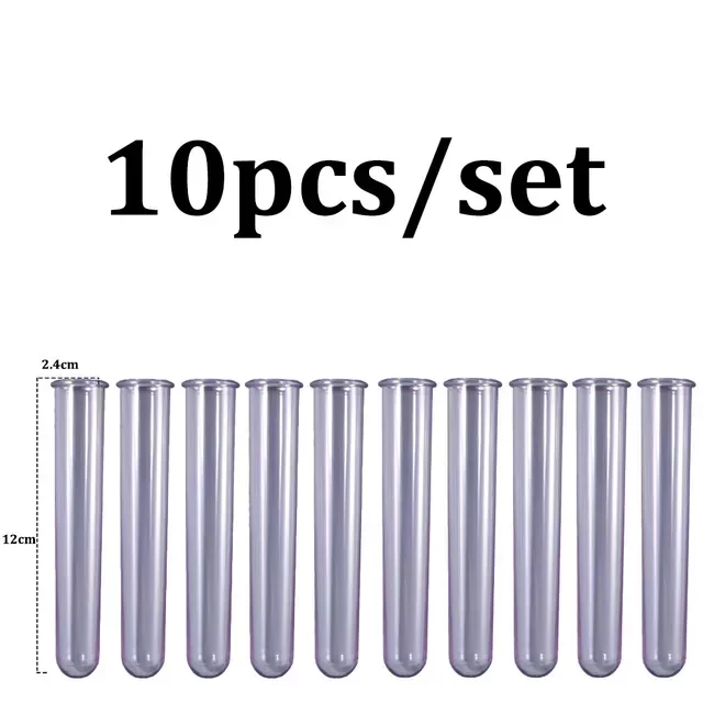 

Acrylic Test Tubes for Plant Incubator Flower Concrete Cement Pot Test Tubes