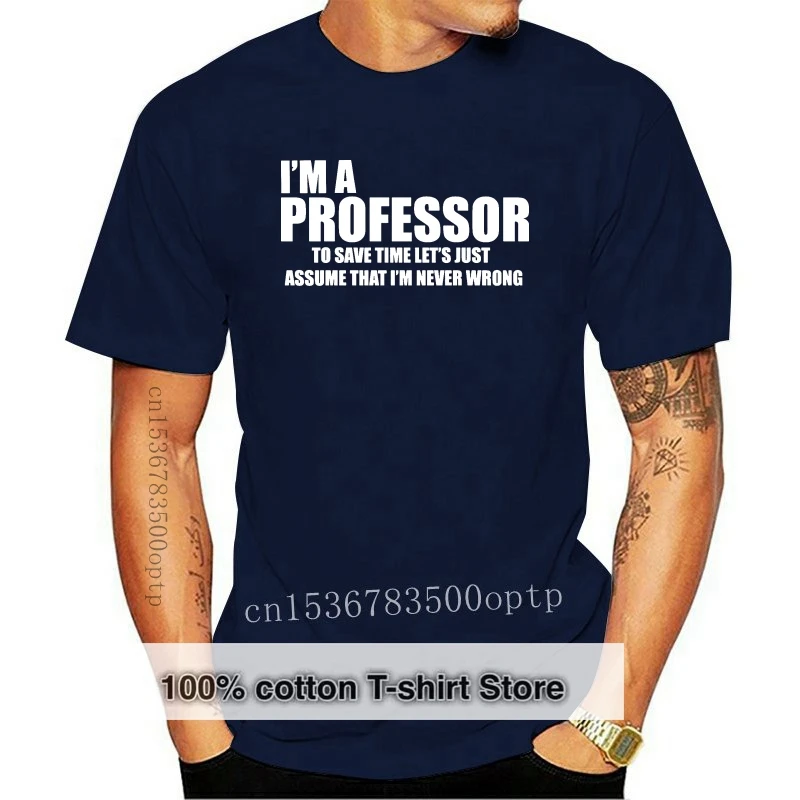 

Summer Fashion Short Funny Plus Size 100% Cotton Men T Shirt Custom Professor Printed T-Shirt Pure Cotton for Men