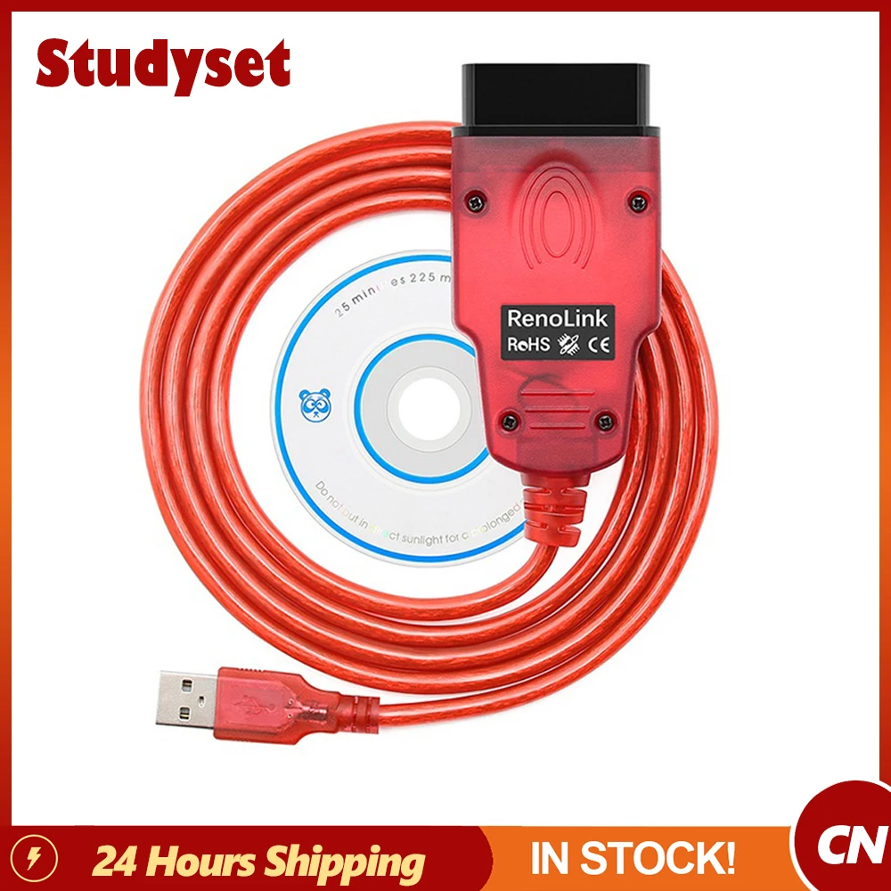 

Диагностический кабель Renolink V1.99 Obd2, совместимый с программатором Ecu для Renault, с программным обеспечением, Cd, автомобильные аксессуары, Прямая...