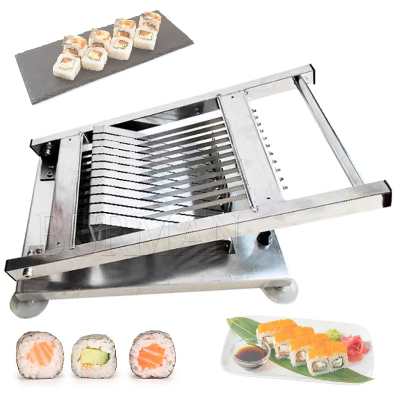 

Commercial Sushi Roll Cutter 1.7/2/2.4cm Manual Rice Ball Cutting Machine For Sushi Restaurant