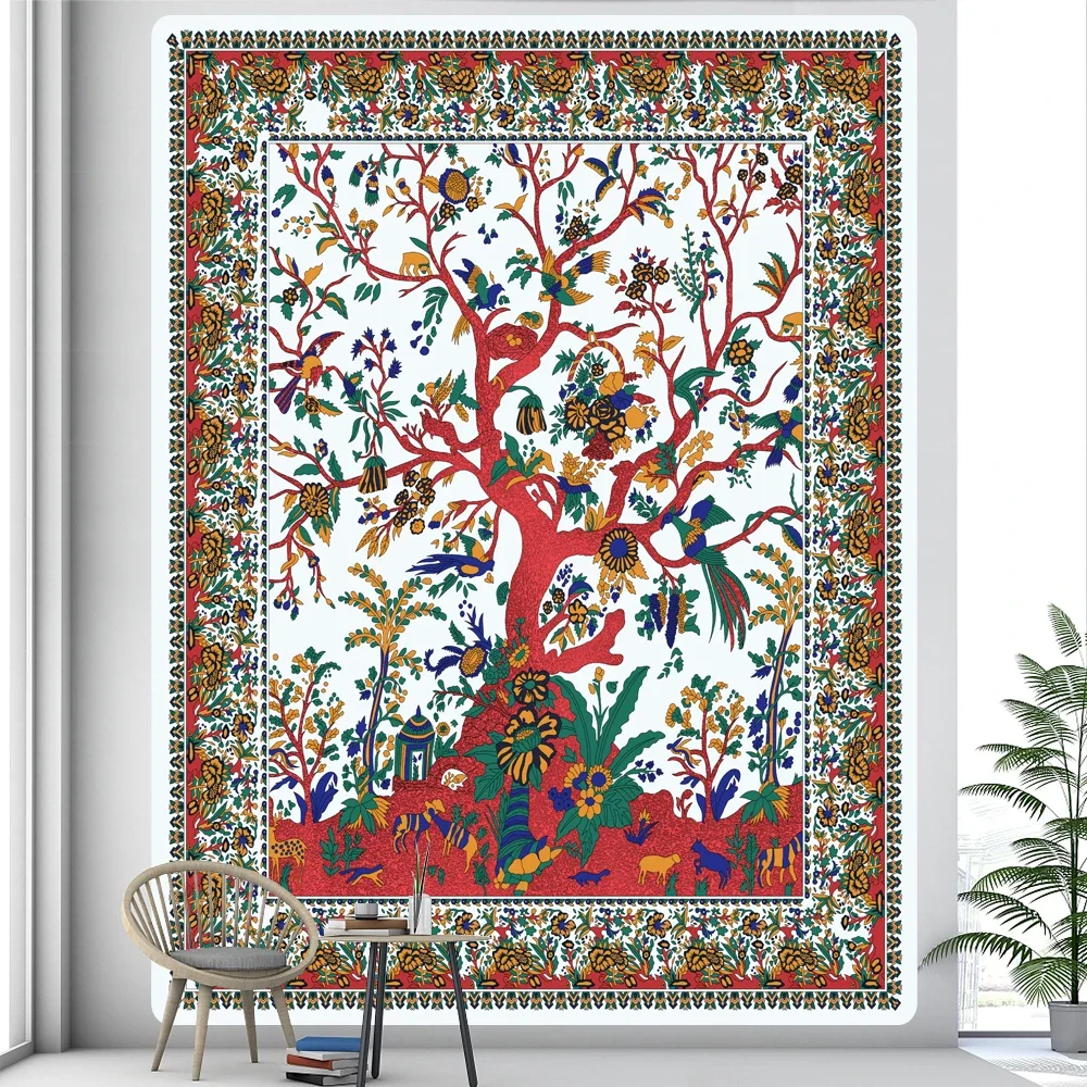 Таро психоделическая сцена домашний декор гобелен Хиппи Мандала настенный