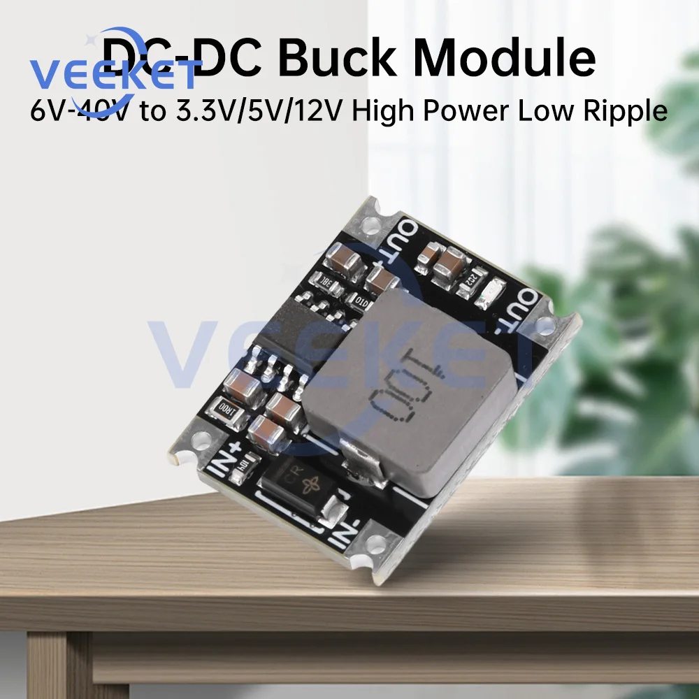 DC-DC Step Down модуль питания Buck DC 5 V-36V вход до 3 V 5V 12V Выход 3A 8W Конвертер плата высокой