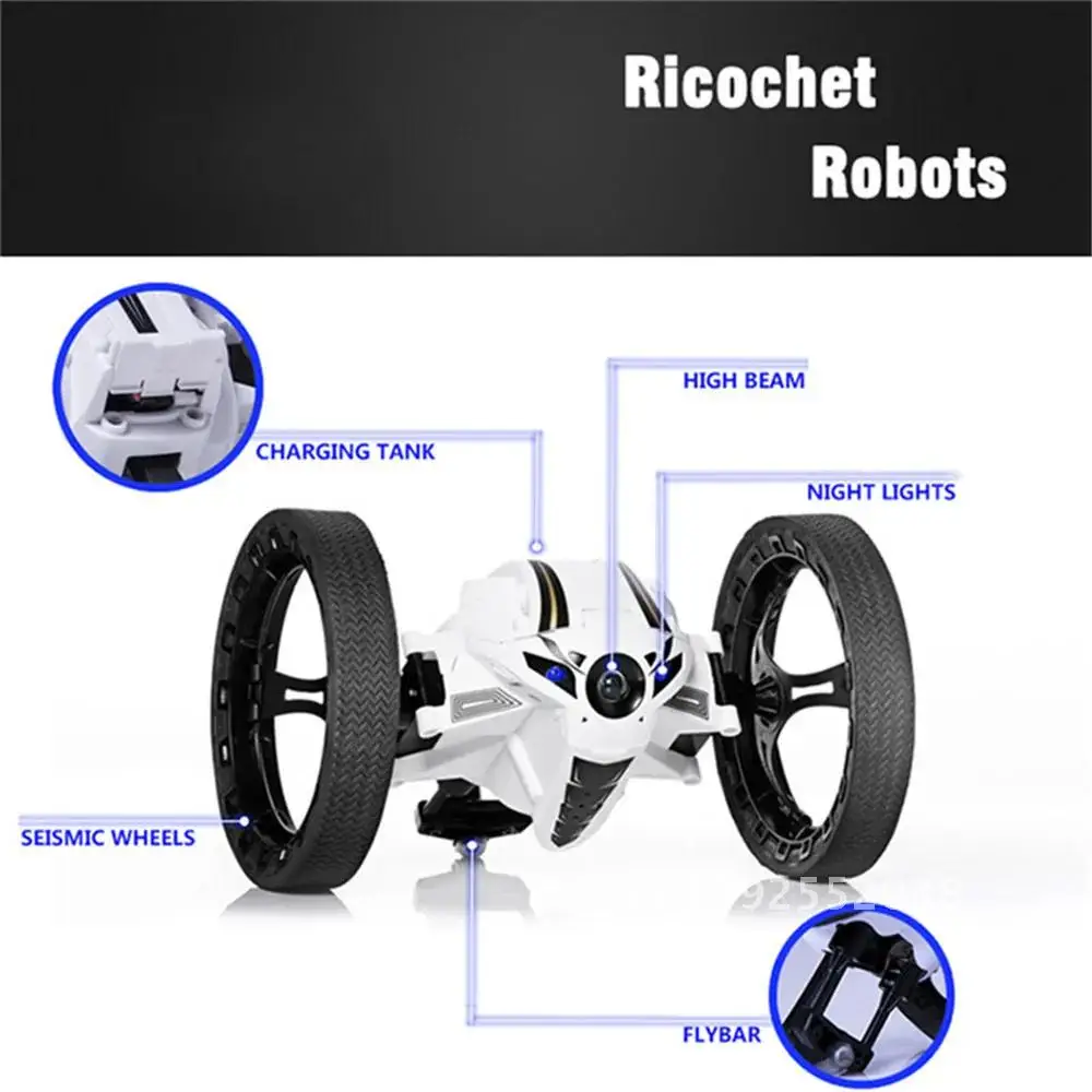 Фото RH803 RC Прыгающие прыжки со светодиодной подсветкой Высокоскоростной автомобиль Дрифт Подарки Дети для электрического трюкового автомобиля Гибкие внедорожные игрушки №5