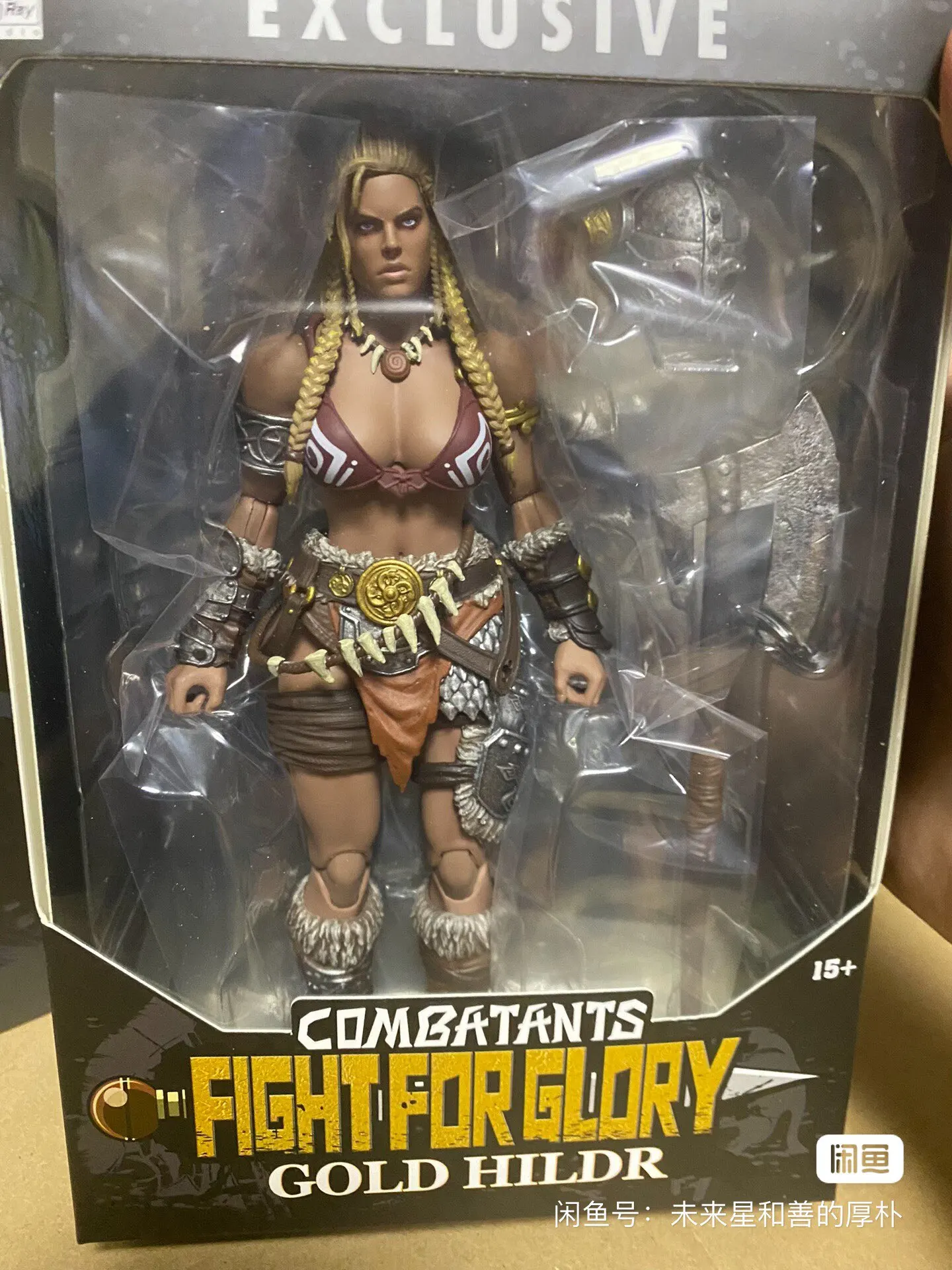 Фото Оригинальная новая экшн-фигурка Xesray Combatants Fightforglory Gold Hildr в масштабе 1/12, эксклюзивная коллекционная модель игрушки для мероприятий 2025 года №5