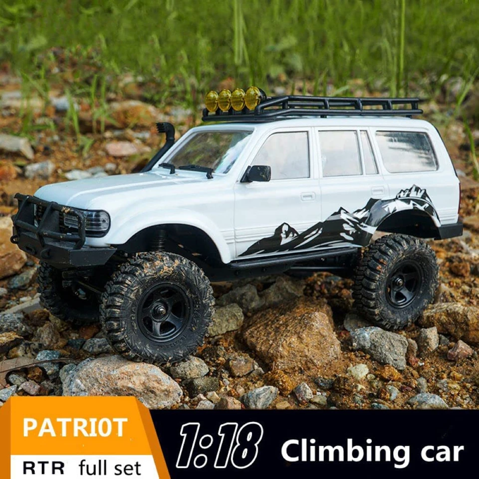 

EAZYRC Patriot 1/18 2.4Ghz Crawler RC Car All Terrain Hobby 4WD Off Road Truck Vehicle Models RTR for Boys Kids Gifts