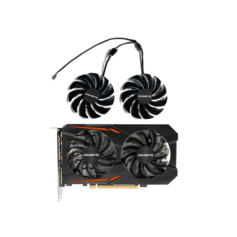 

Вентилятор для видеокарты Gigabyte GTX 1070 1060 1050 RX 960 580 570 470 480