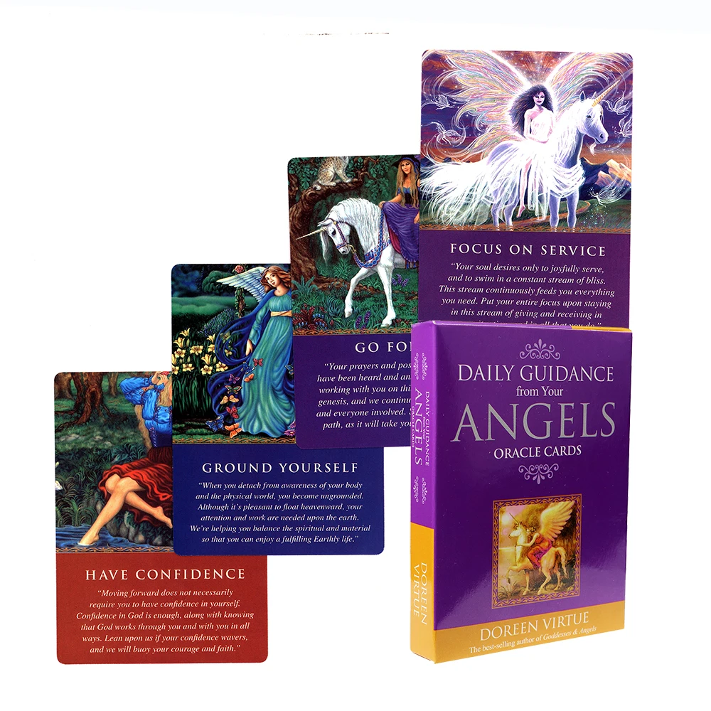 

Factory Made High Quality New Daily Guidance from Your Angels Oracle Cards With English PDF Guide