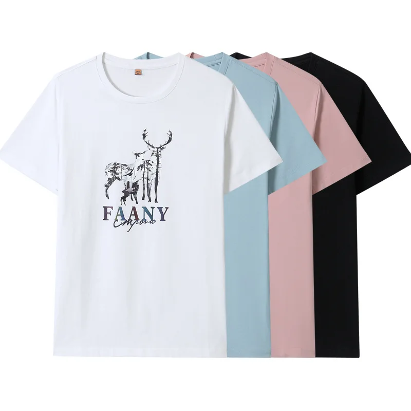 

12022 Men's T-Shirts Summer Short Sleeve t shirt men Simple creative design line cross Print cotton Brand shirts Men Top Tees