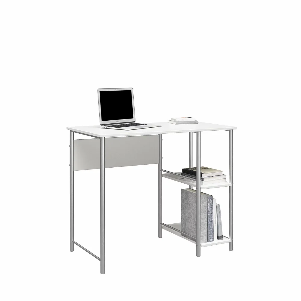 Metal Student Computer Desk, Gaming Desk Computer Desk Bedroom Monitor Stand Gaming Auxiliary Office Tables 5