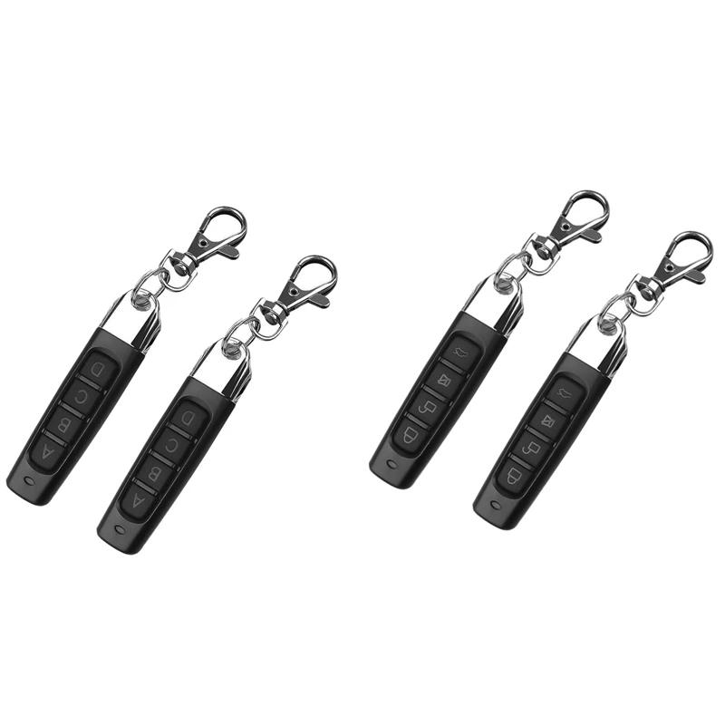 

4X 433MHZ Remote Control Garage Gate Door Opener Remote Control Duplicator Clone Cloning Code Car Key A & B
