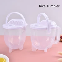 1pcs convenient kitchen plastic cleaning quick wash the rice device washing rice of multifunctional washer rice washing