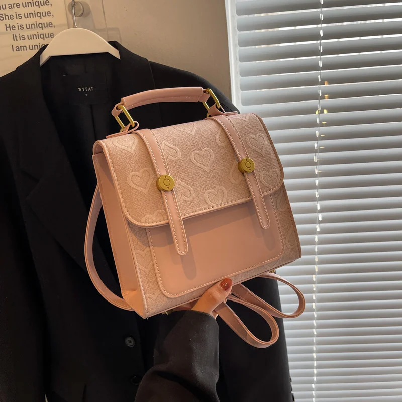 

Fashion Embroidery Solid Color Women Backpack Luxury New Designer Backpacks Cute Small Travel For Girls Shoulder Bags