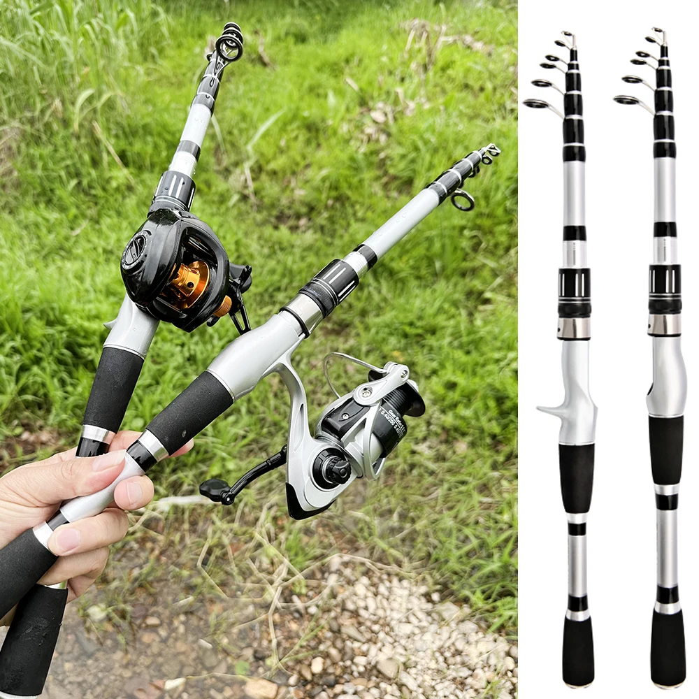 1 5-2 4 М удочка из углеродного волокна + катушка Combo 5 2: 7 шестеренка металлическая