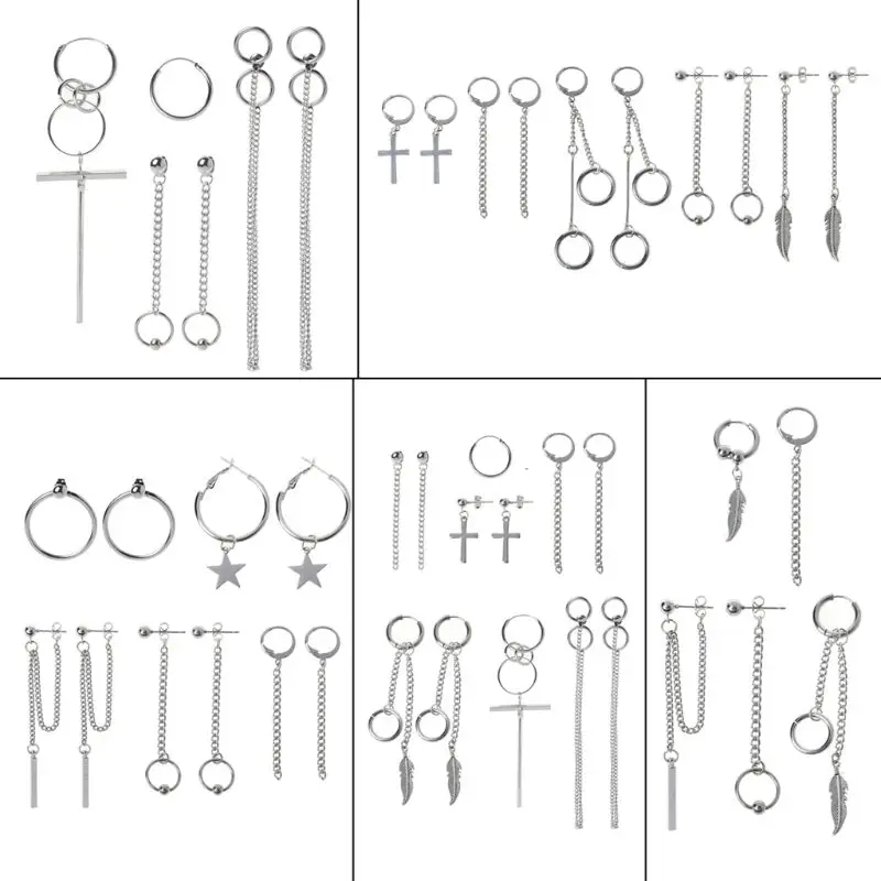 

Exquisite Tassel Chain Drop Earrings Kit All-match Earrings for Teenager Adult