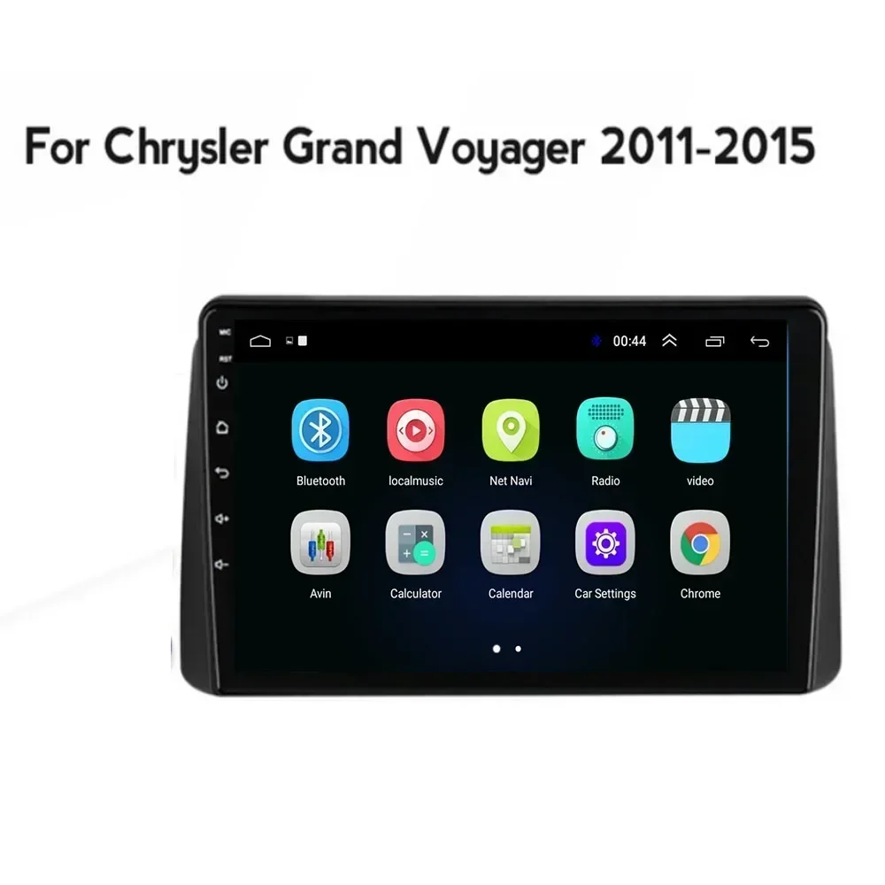 Android 13 2din Автомобильный радиоприемник с GPS-видео Мультимедийный плеер для Chrysler Grand