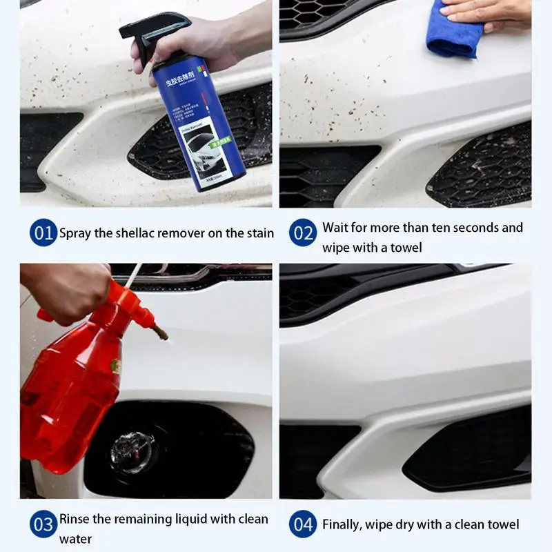 Наклейки и средства для удаления пятен с древесной смолой 500 мл