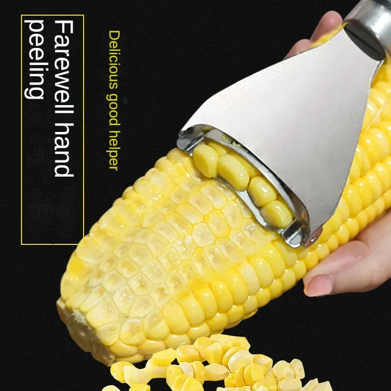 

Corn Peeling Tool Stainless Steel Corn Planner Household Corn Peeling Roe Deer Scissors