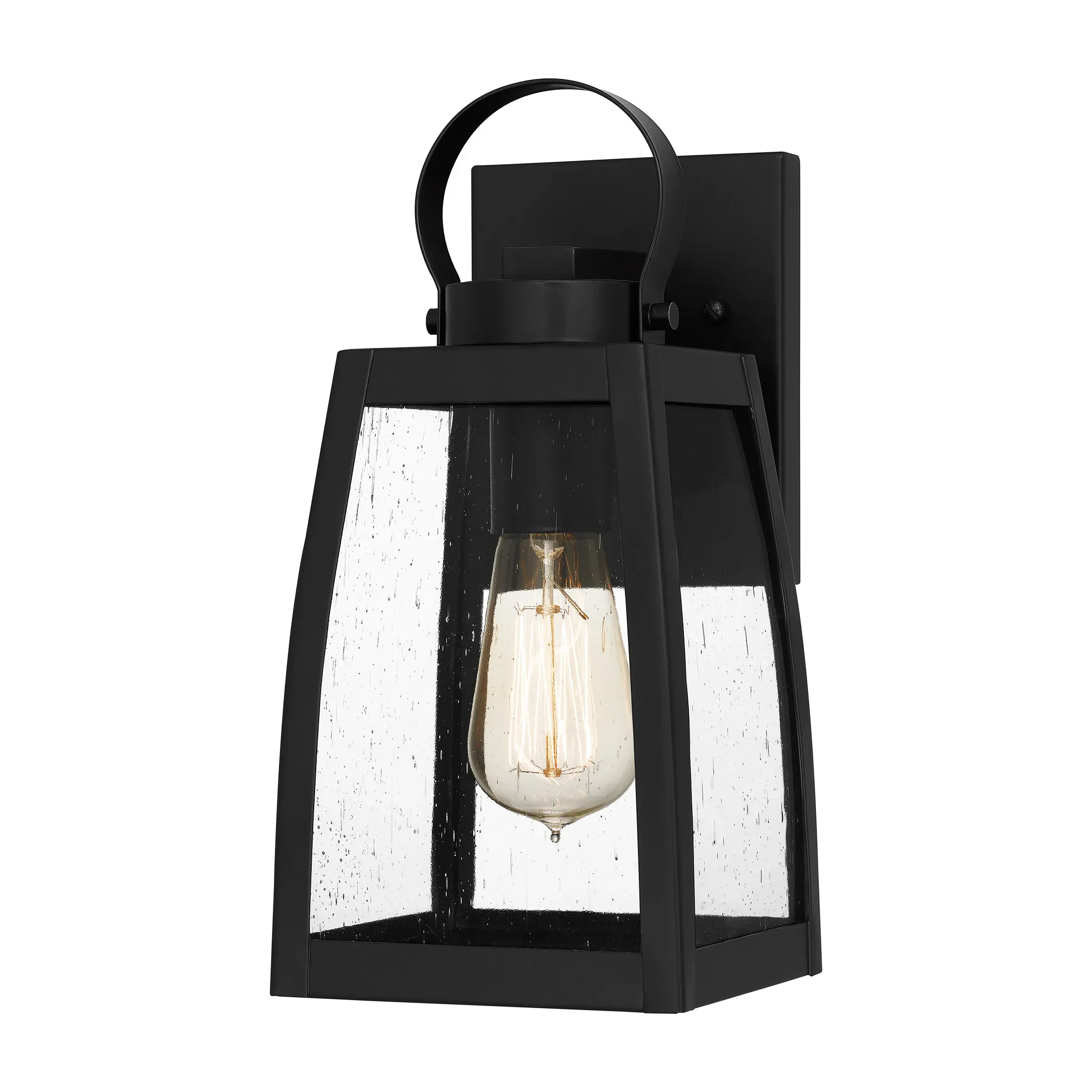 

Roane 1-Light Matte Black Outdoor Wall Lantern