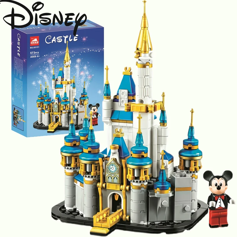 

Disney Princess Castle House Building Blocks Kit Bricks Classic Cartoon Movie Animation Model Kids Girl Toys for Children Gifts