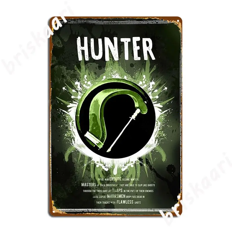 

Hunter Metal Plaque Poster Personalized Plaques Pub Garage Wall Pub Tin Sign Posters