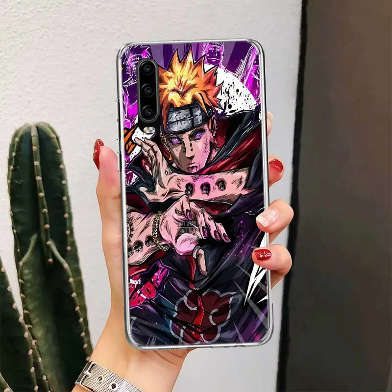 Модный чехол для телефона с аниме Наруто Huawei P30 Lite P20 Pro P10 P40 P50 Mate 20 30 10 40 мягкий