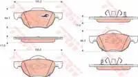 

For GDB3355 ten brake pad ACCORD 2,0 for GDB3355