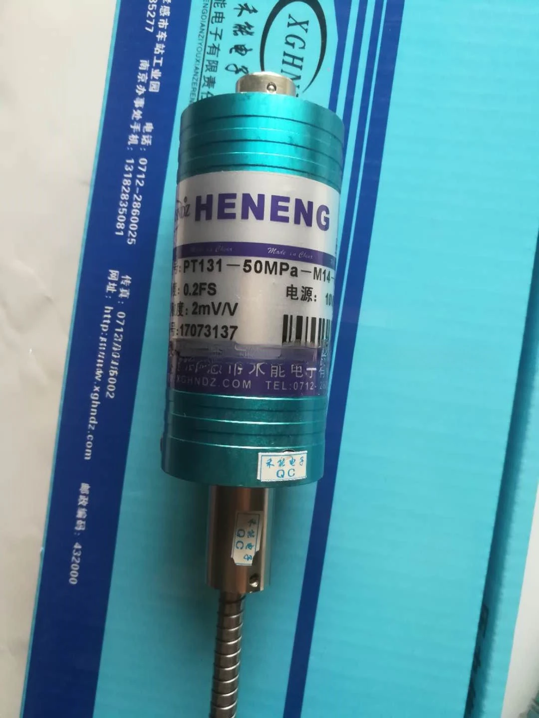 PT131-25MPA-M14-TC 50 МПа 35 80 Высокотемпературный датчик давления расплава HENENG 2 мВ/В