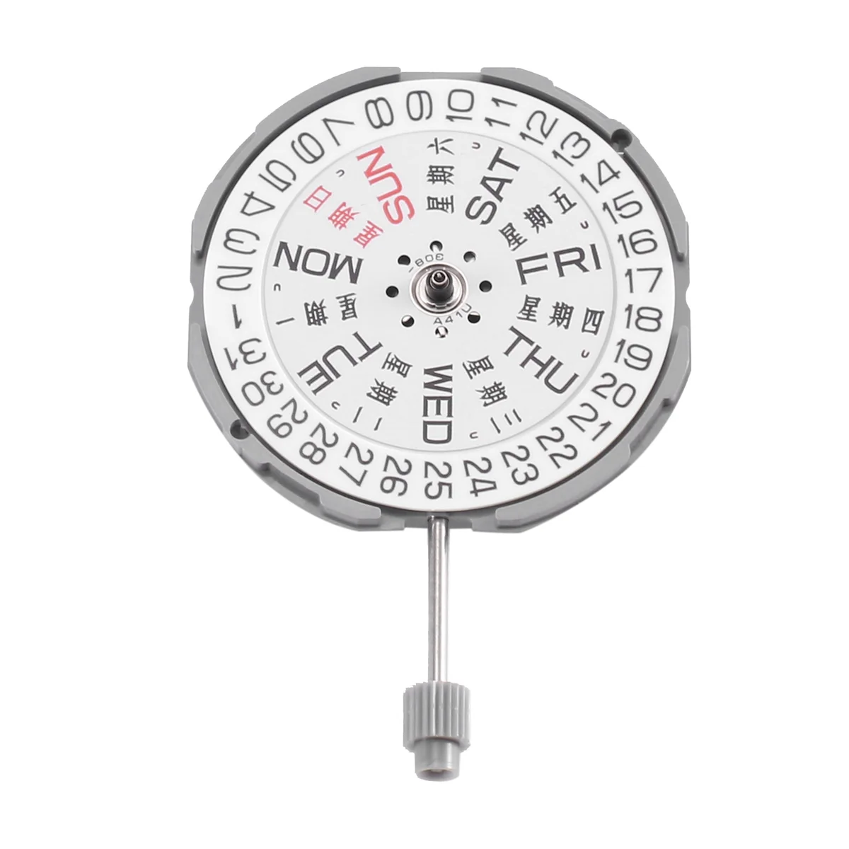 Металлический кварцевый часовой механизм с 3 стрелками и датой запасные части