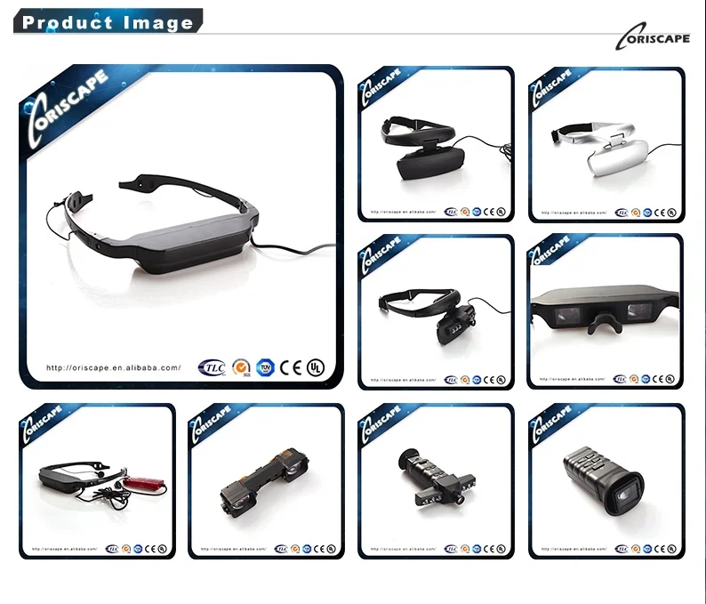 Монитор видеоочков SVGA (800X600) с VGA для ПК VR Box 2 все в одном погружных игр и фильмов