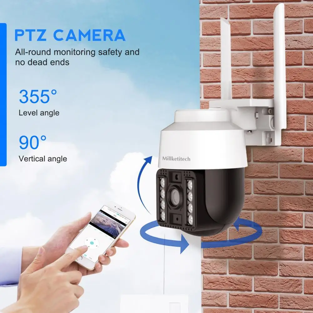 

WiFi Camera Durable H.265AI Mini Super Clear Wireless WiFi Camera for Shop IP Camera WiFi Camera
