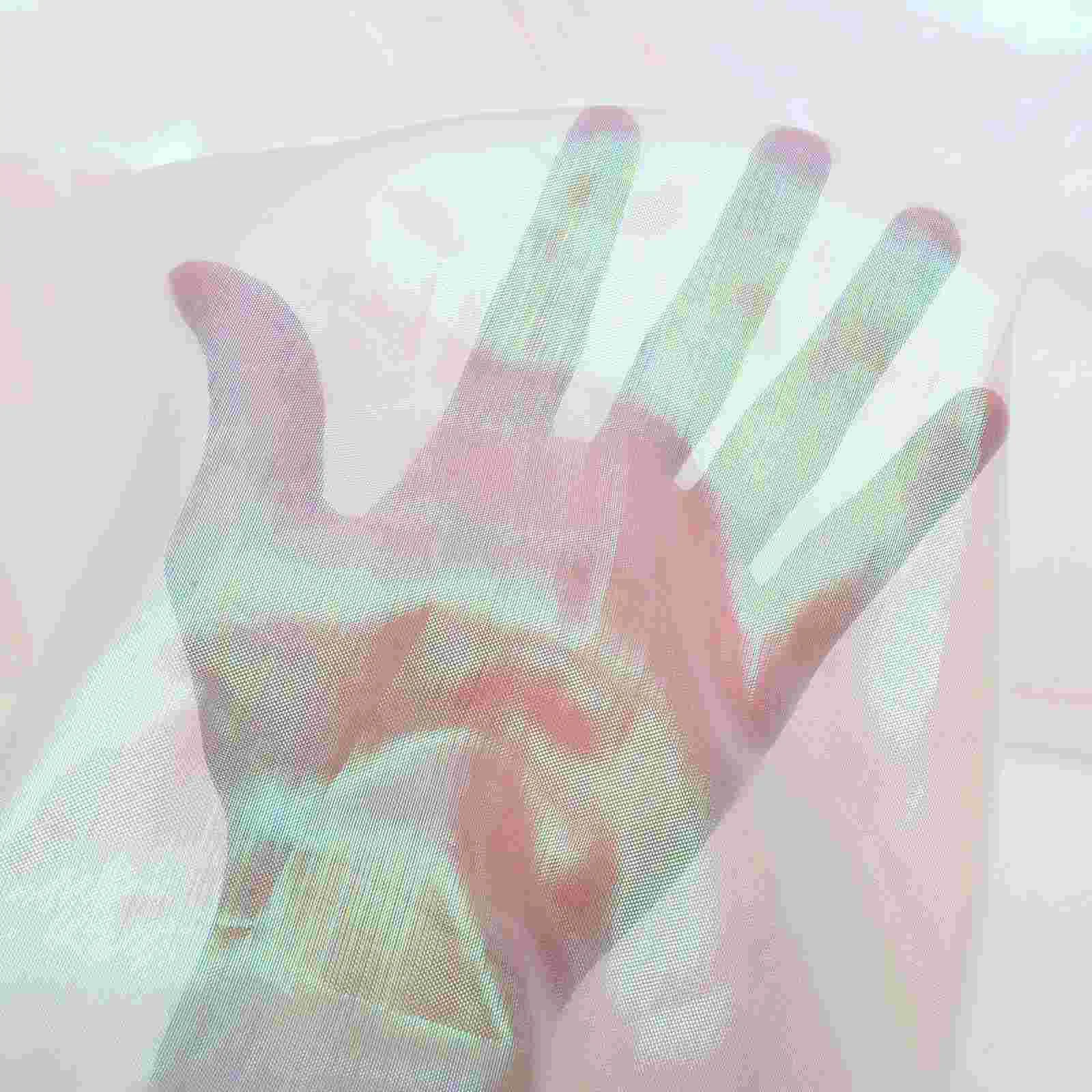 Полиэфирная переливающаяся ткань кружевная марля свадебные украшения