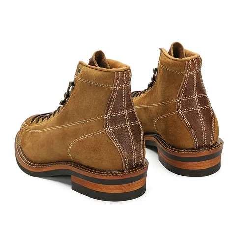 Европейские и американские мужские мотоциклетные рабочие ботинки из воловьей кожи с коротким лицом, кожаные короткие ботинки в стиле ретро