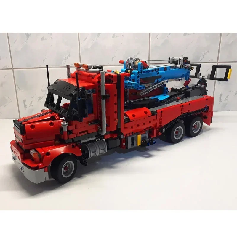 Городской транспортер MOC-82276 Ktruck Trailer 2087parts модель строительного блока