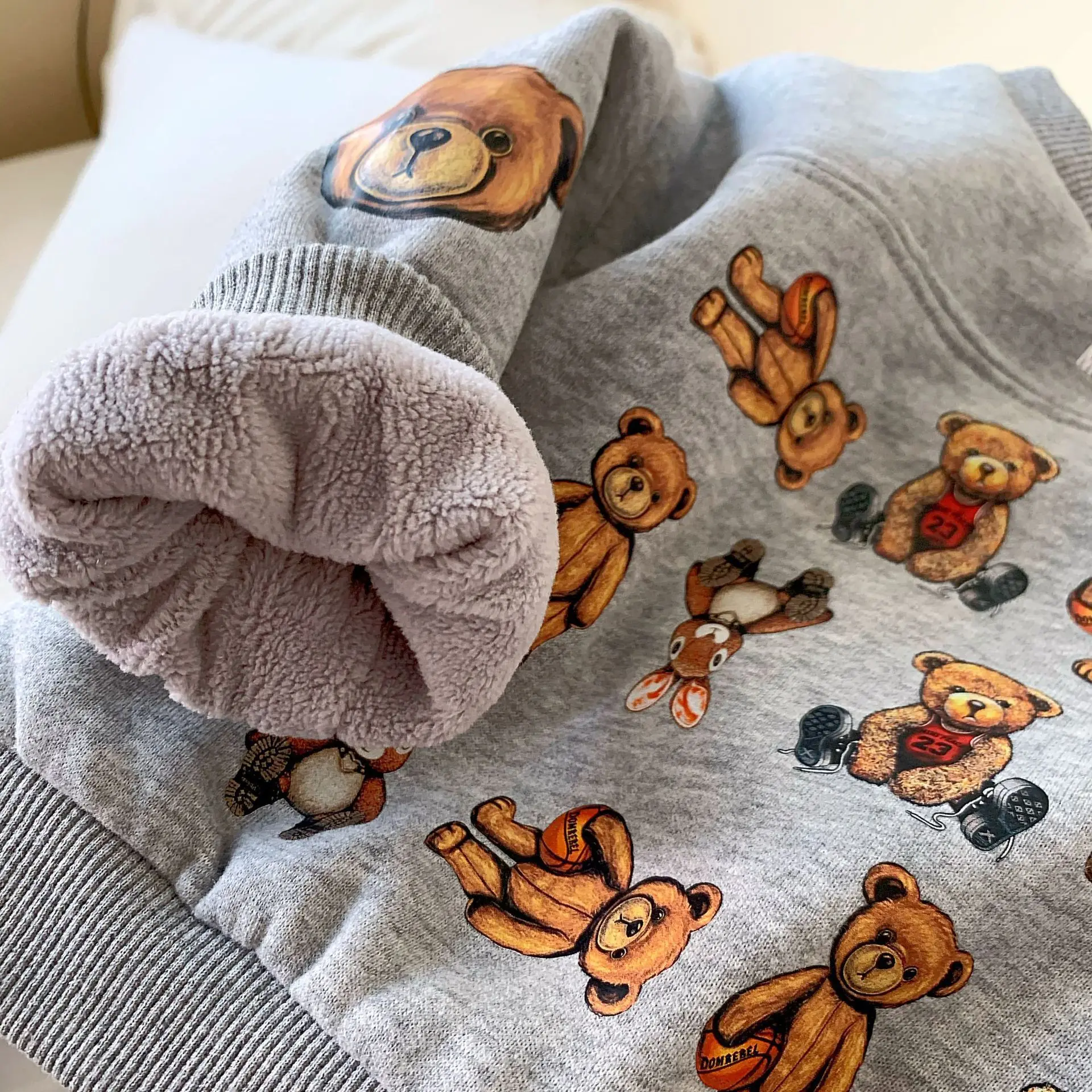 

1-9Yrs Spring Autumn Kids Clothes Sets Children Suit Baby Boys Long-sleeved Hooded Cotton Sweater Pants Two-piece Suits Clothes