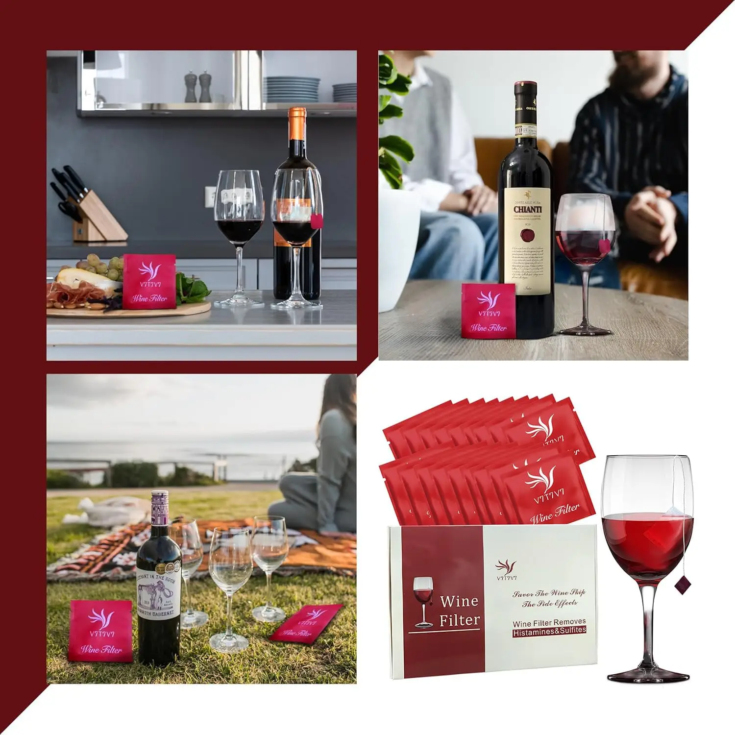 18-компонентный очиститель вина сельфитовый фильтр для удаление сульфитов и