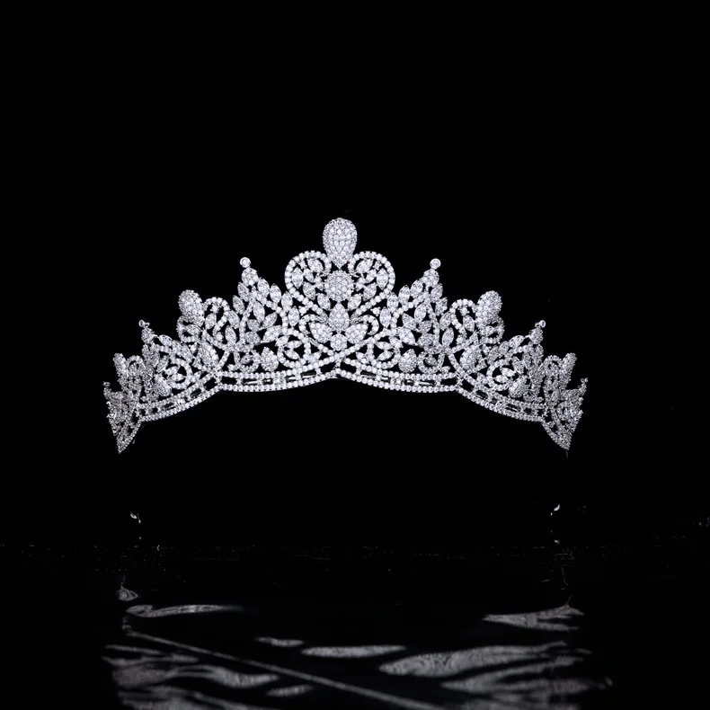 

New Hair Accessories High-End Luxury Bridal Wedding Zircon Crown Wedding Headdress Party Dress Wedding Accessories